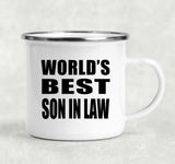 World's Best Son In Law - 12oz Camping Mug