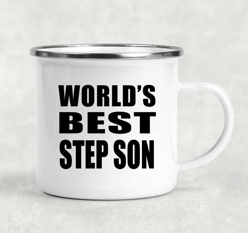 World's Best Step Son - 12oz Camping Mug