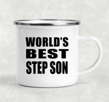 World's Best Step Son - 12oz Camping Mug