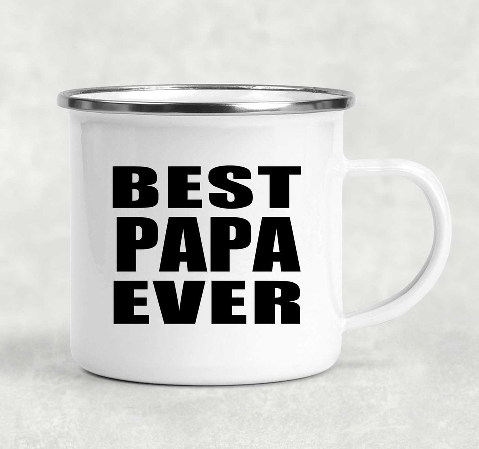 Best Papa Ever (Grandpa) - 12oz Camping Mug