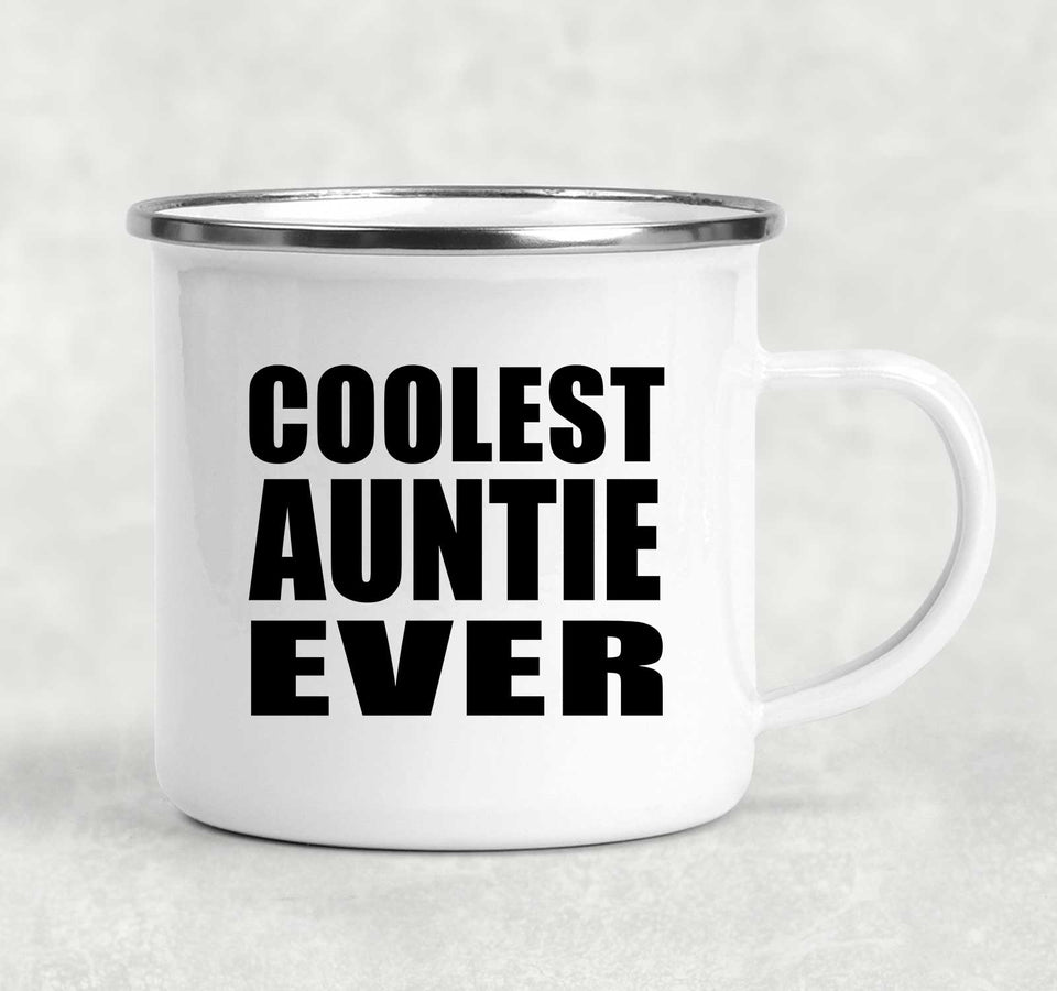Coolest Auntie Ever - 12oz Camping Mug