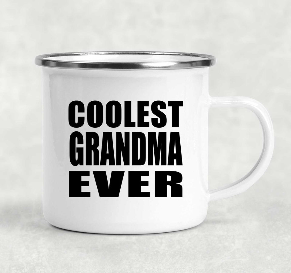 Coolest Grandma Ever - 12oz Camping Mug