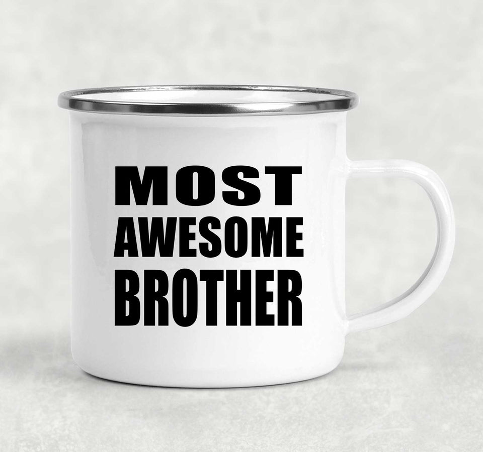 Most Awesome Brother - 12oz Camping Mug