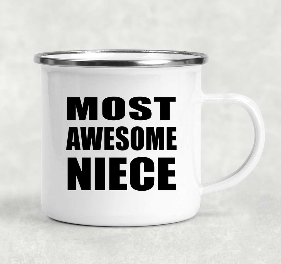 Most Awesome Niece - 12oz Camping Mug