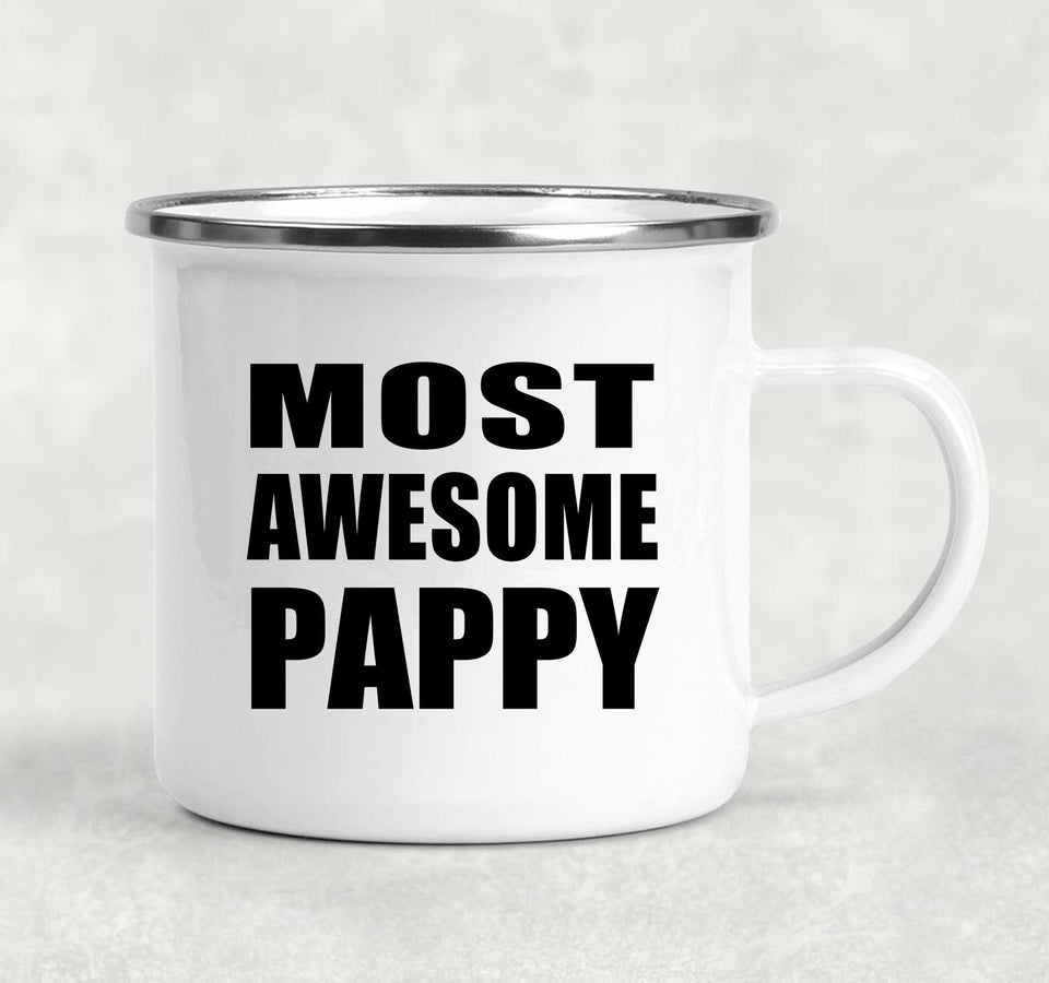 Most Awesome Pappy - 12oz Camping Mug