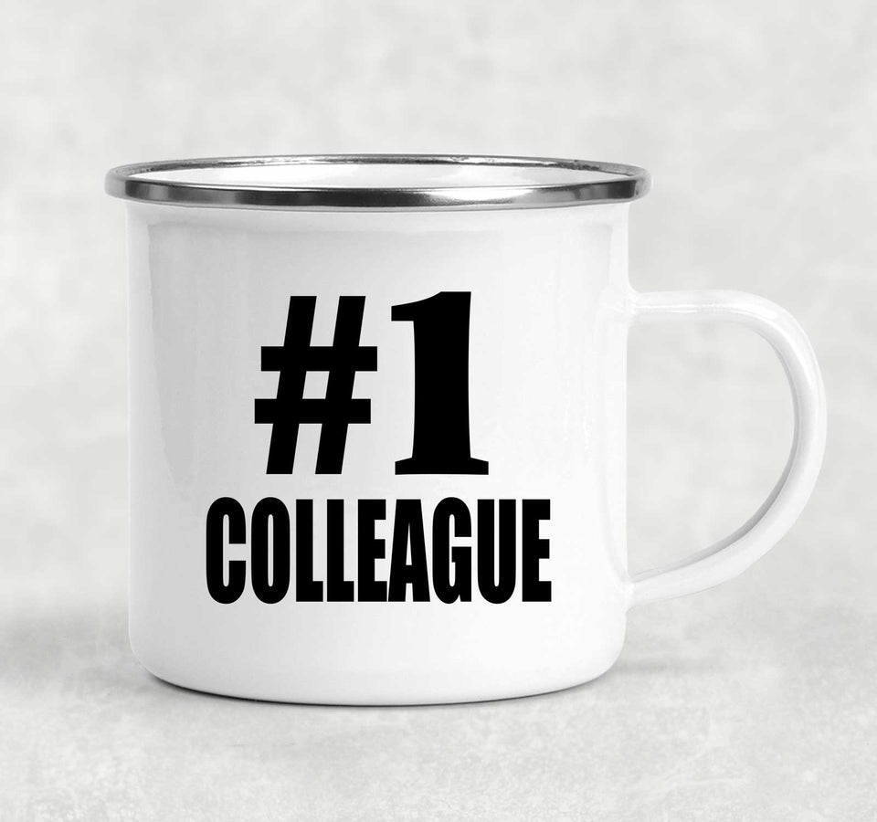 Number One #1 Colleague - 12oz Camping Mug