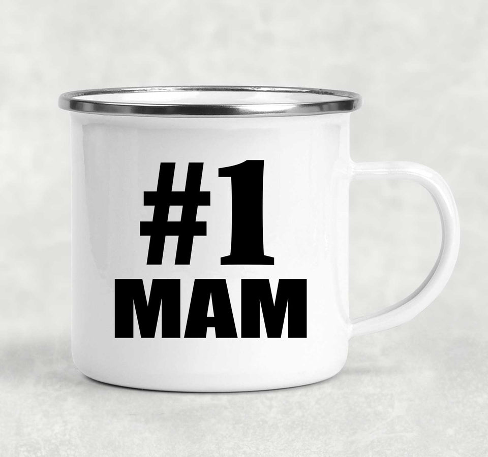 Number One #1 Mam - 12oz Camping Mug