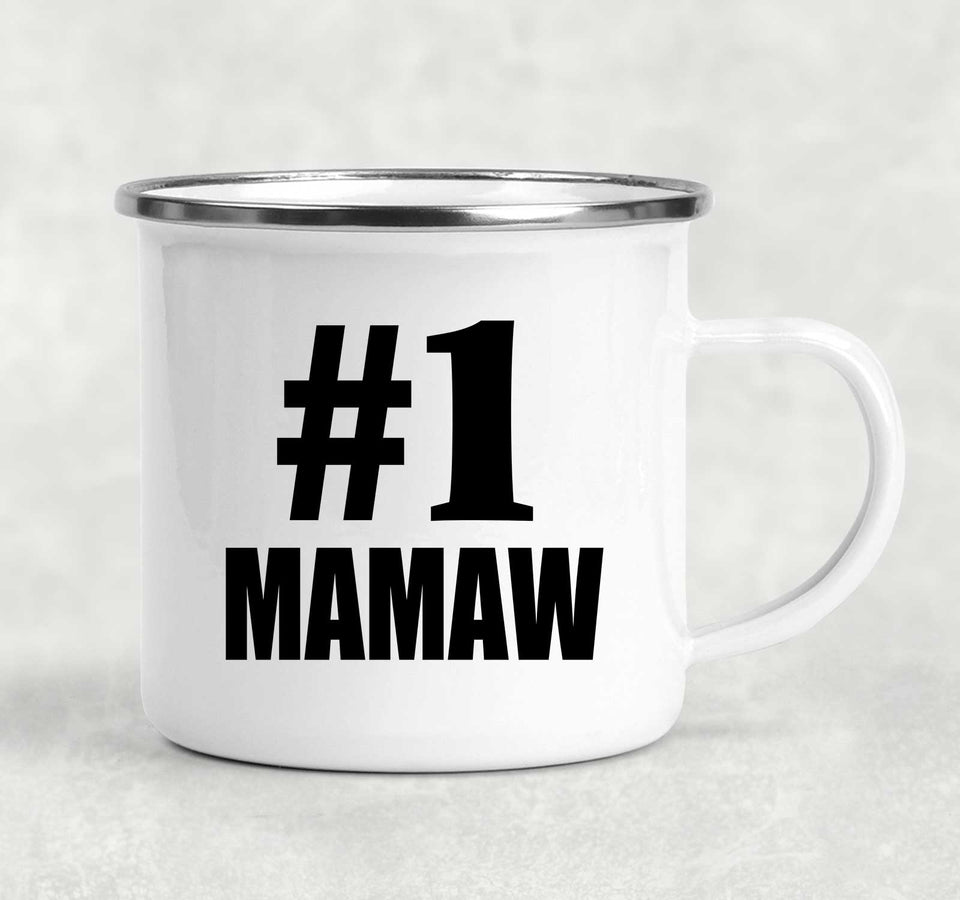 Number One #1 Mamaw - 12oz Camping Mug