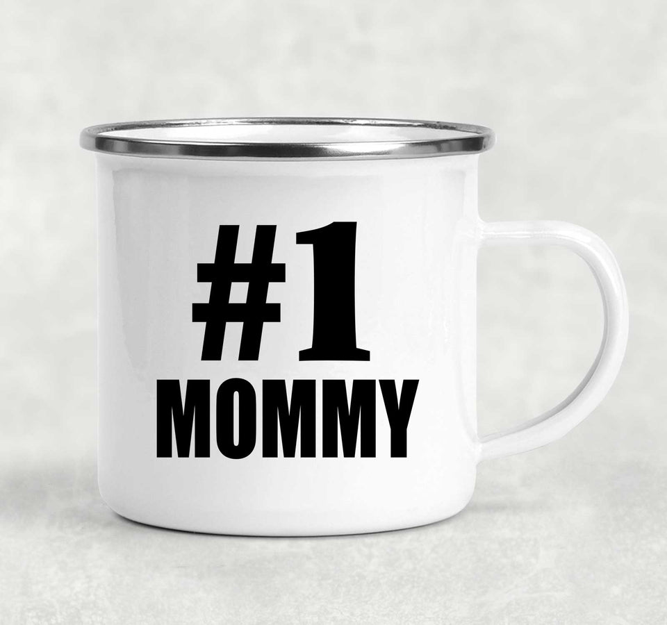 Number One #1 Mommy - 12oz Camping Mug