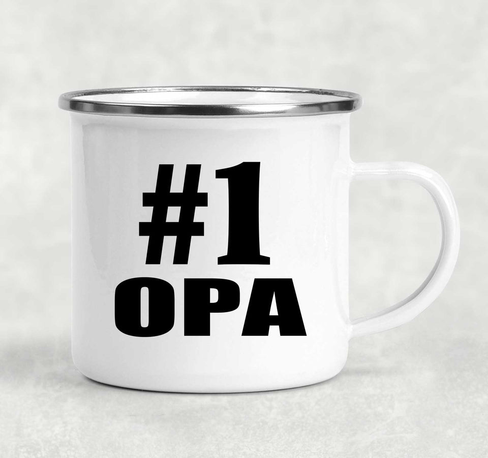 Number One #1 Opa - 12oz Camping Mug