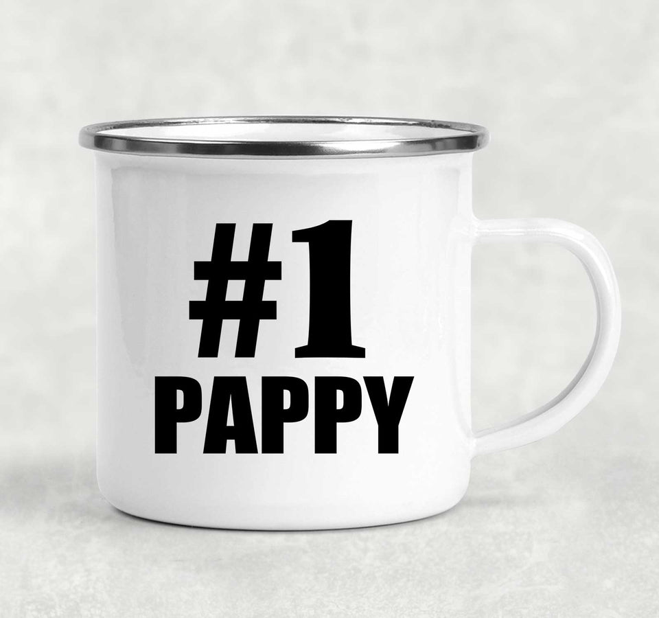 Number One #1 Pappy - 12oz Camping Mug