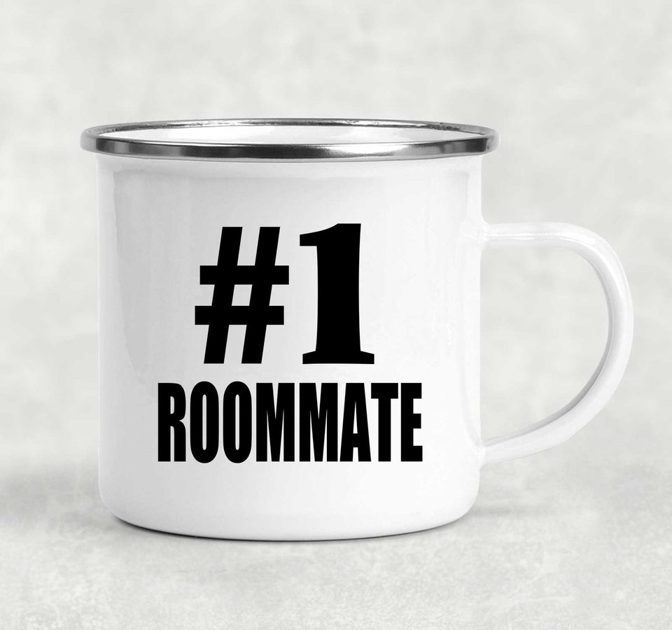 Number One #1 Roommate - 12oz Camping Mug