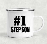 Number One #1 Step Son - 12oz Camping Mug