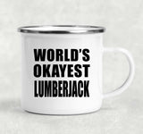 World's Okayest Lumberjack - 12oz Camping Mug