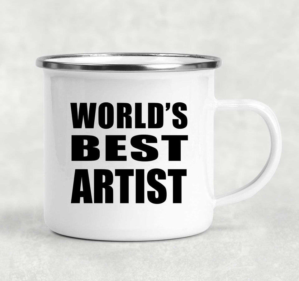World's Best Artist - 12oz Camping Mug