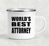 World's Best Attorney - 12oz Camping Mug