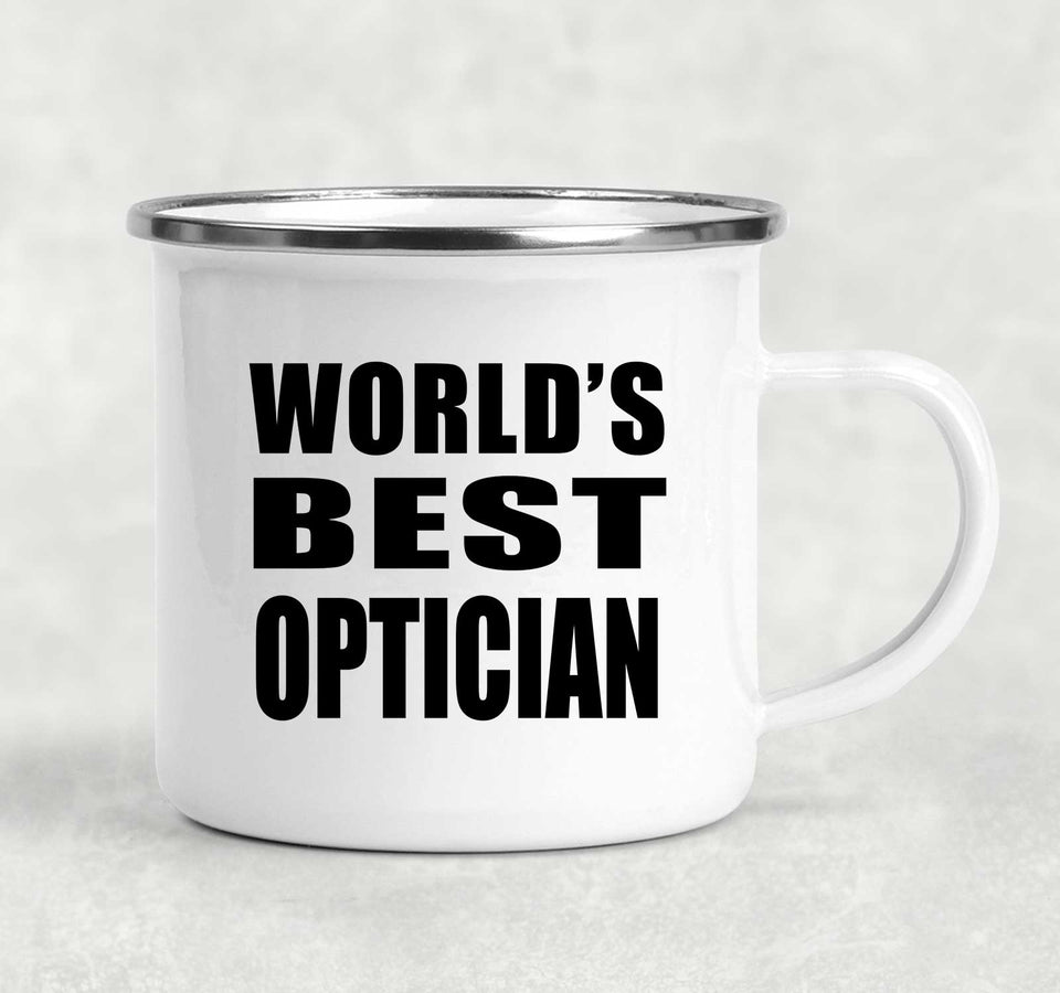 World's Best Optician - 12oz Camping Mug