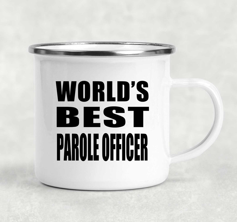 World's Best Parole Officer - 12oz Camping Mug