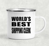 World's Best Shipping Clerk - 12oz Camping Mug