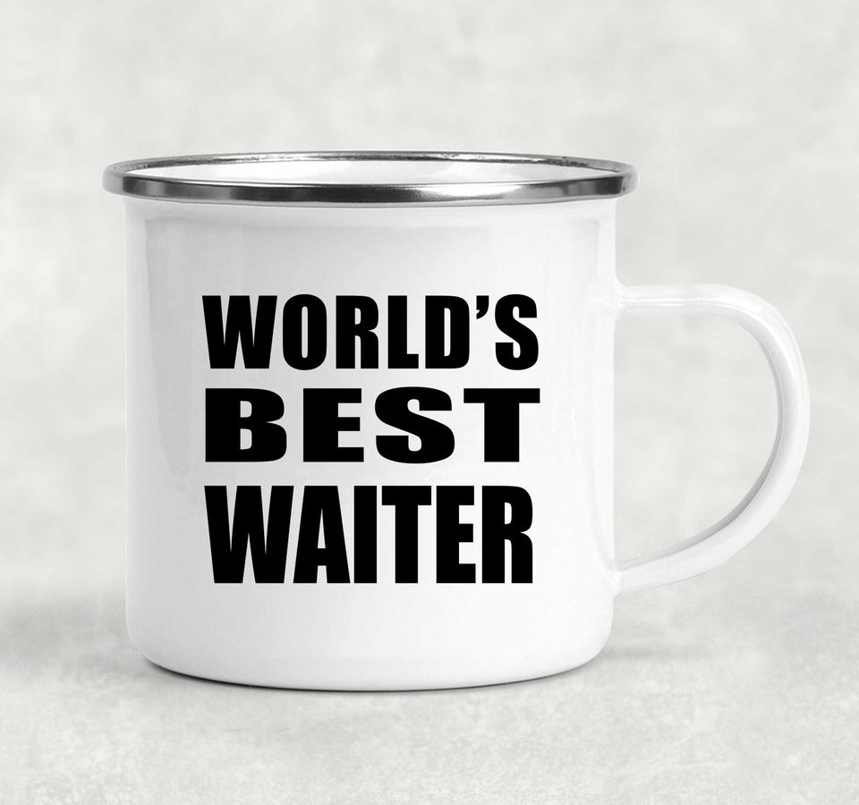 World's Best Waiter - 12oz Camping Mug