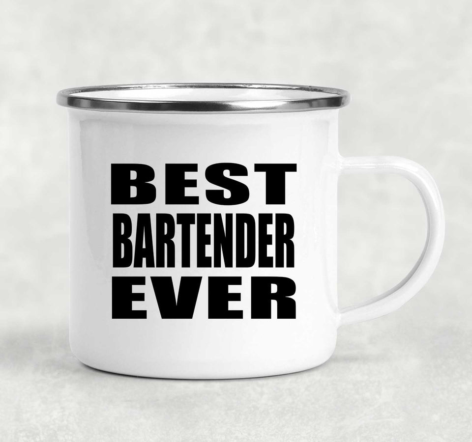 Best Bartender Ever - 12oz Camping Mug