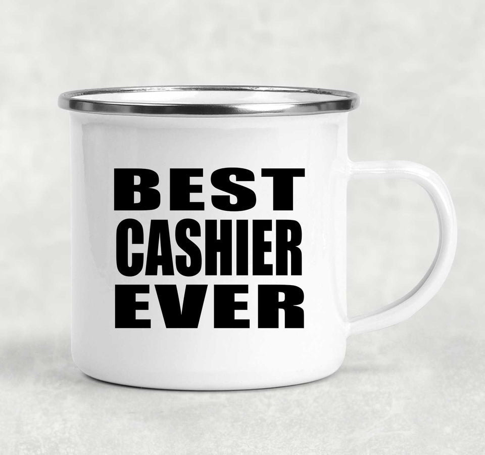 Best Cashier Ever - 12oz Camping Mug