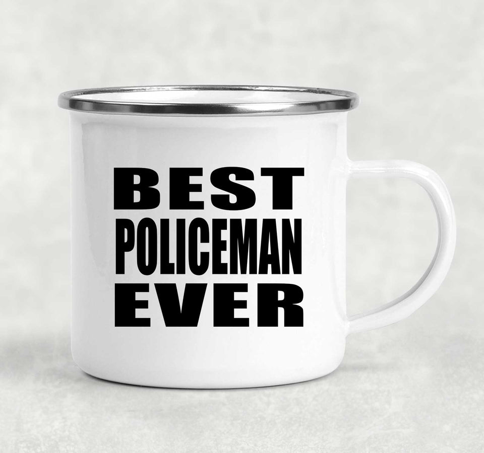 Best Policeman Ever - 12oz Camping Mug