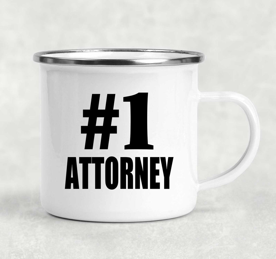 Number One #1 Attorney - 12oz Camping Mug