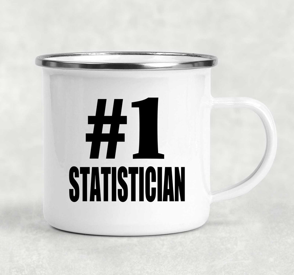 Number One #1 Statistician - 12oz Camping Mug