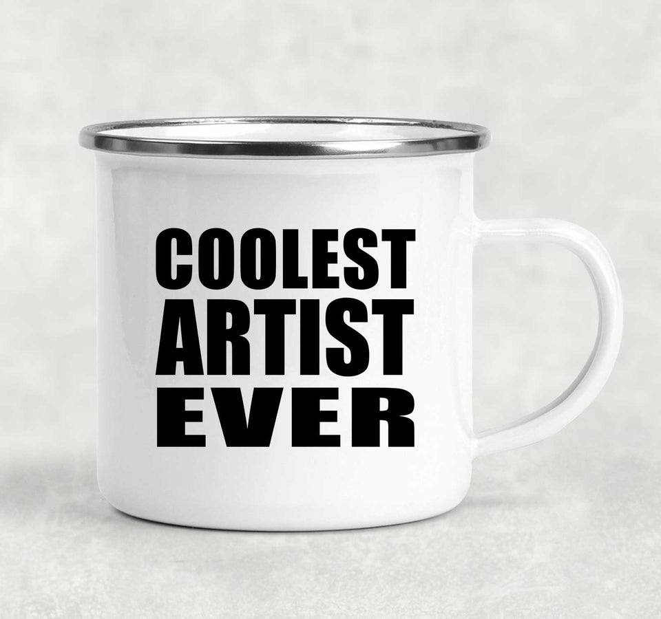 Coolest Artist Ever - 12oz Camping Mug