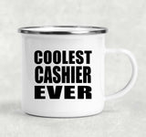 Coolest Cashier Ever - 12oz Camping Mug