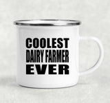 Coolest Dairy Farmer Ever - 12oz Camping Mug