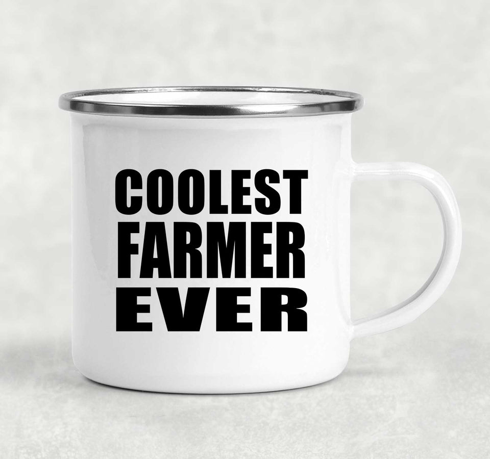 Coolest Farmer Ever - 12oz Camping Mug
