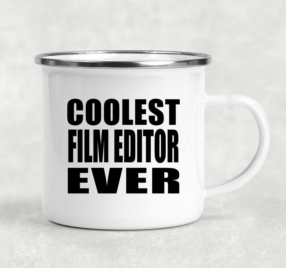 Coolest Film Editor Ever - 12oz Camping Mug