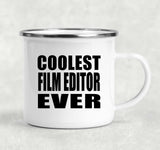 Coolest Film Editor Ever - 12oz Camping Mug