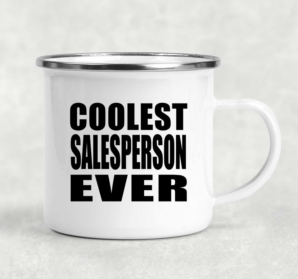 Coolest Salesperson Ever - 12oz Camping Mug