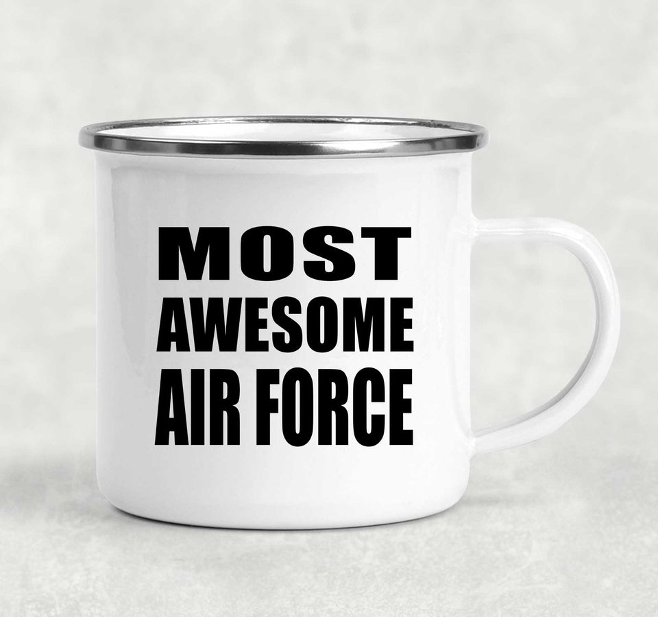 Most Awesome Air Force - 12oz Camping Mug