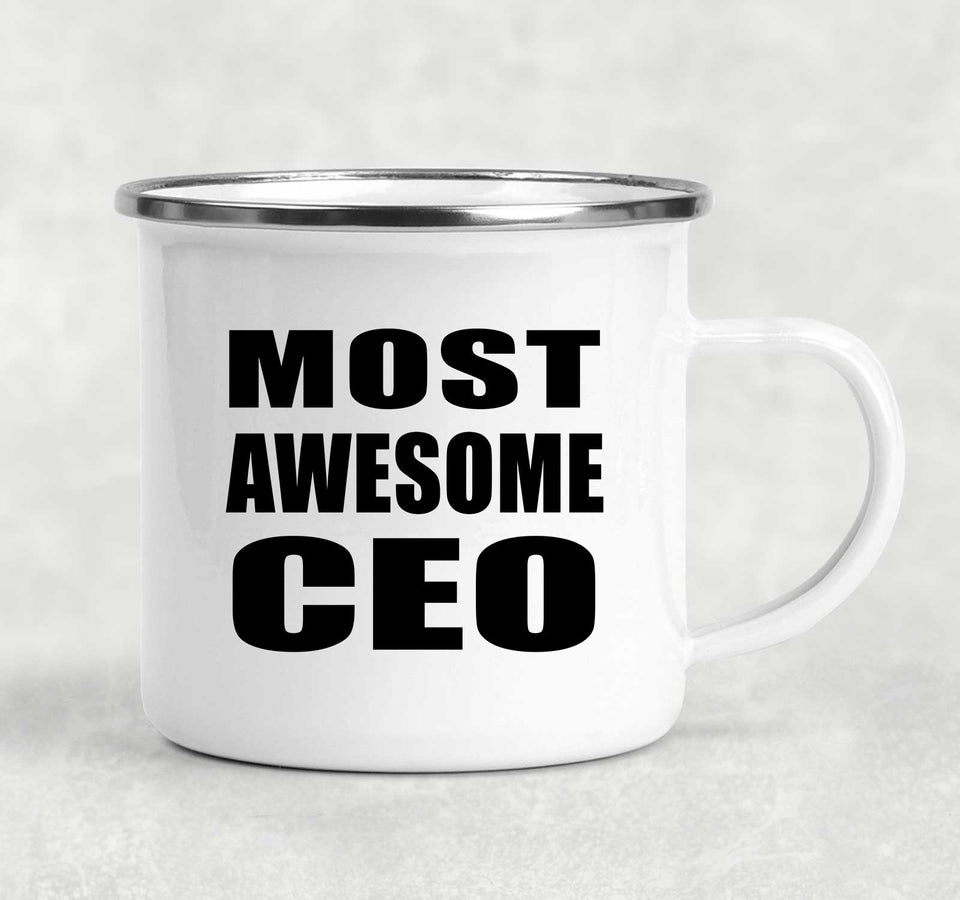 Most Awesome CEO - 12oz Camping Mug