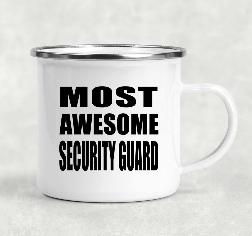 Most Awesome Security Guard - 12oz Camping Mug