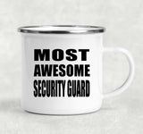 Most Awesome Security Guard - 12oz Camping Mug