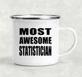 Most Awesome Statistician - 12oz Camping Mug
