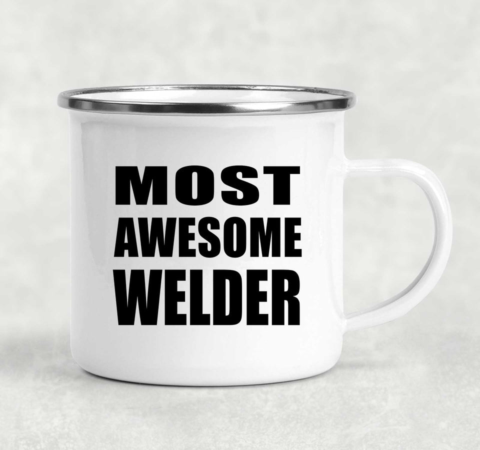 Most Awesome Welder - 12oz Camping Mug