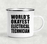 World's Okayest Electrical Technician - 12oz Camping Mug