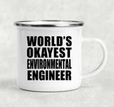 World's Okayest Environmental Engineer - 12oz Camping Mug
