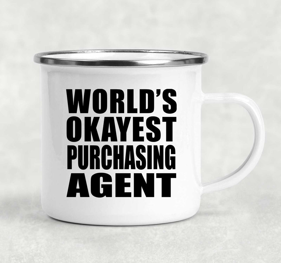 World's Okayest Purchasing Agent - 12oz Camping Mug