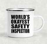 World's Okayest Safety Inspector - 12oz Camping Mug