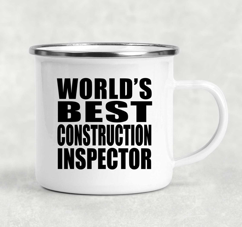 World's Best Construction Inspector - 12oz Camping Mug