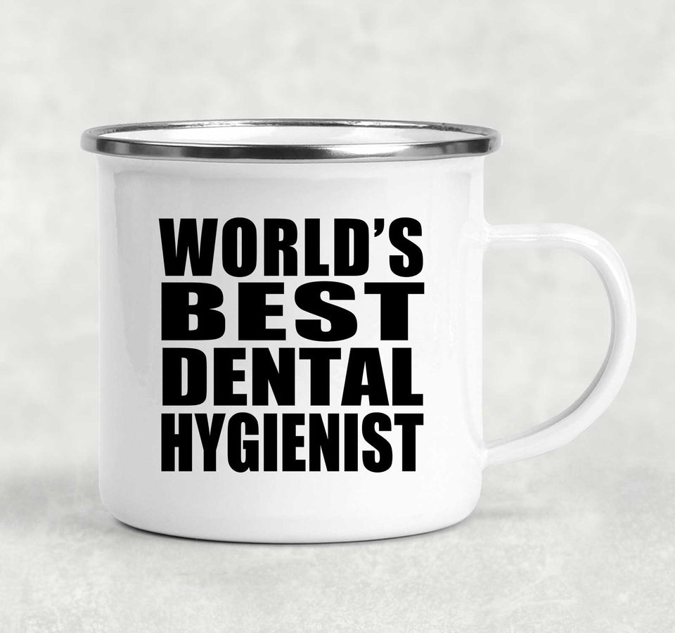 World's Best Dental Hygienist - 12oz Camping Mug