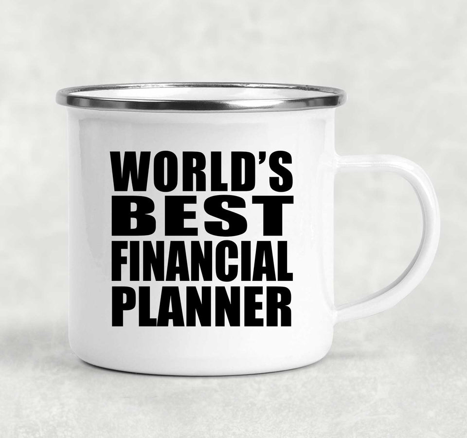 World's Best Financial Planner - 12oz Camping Mug