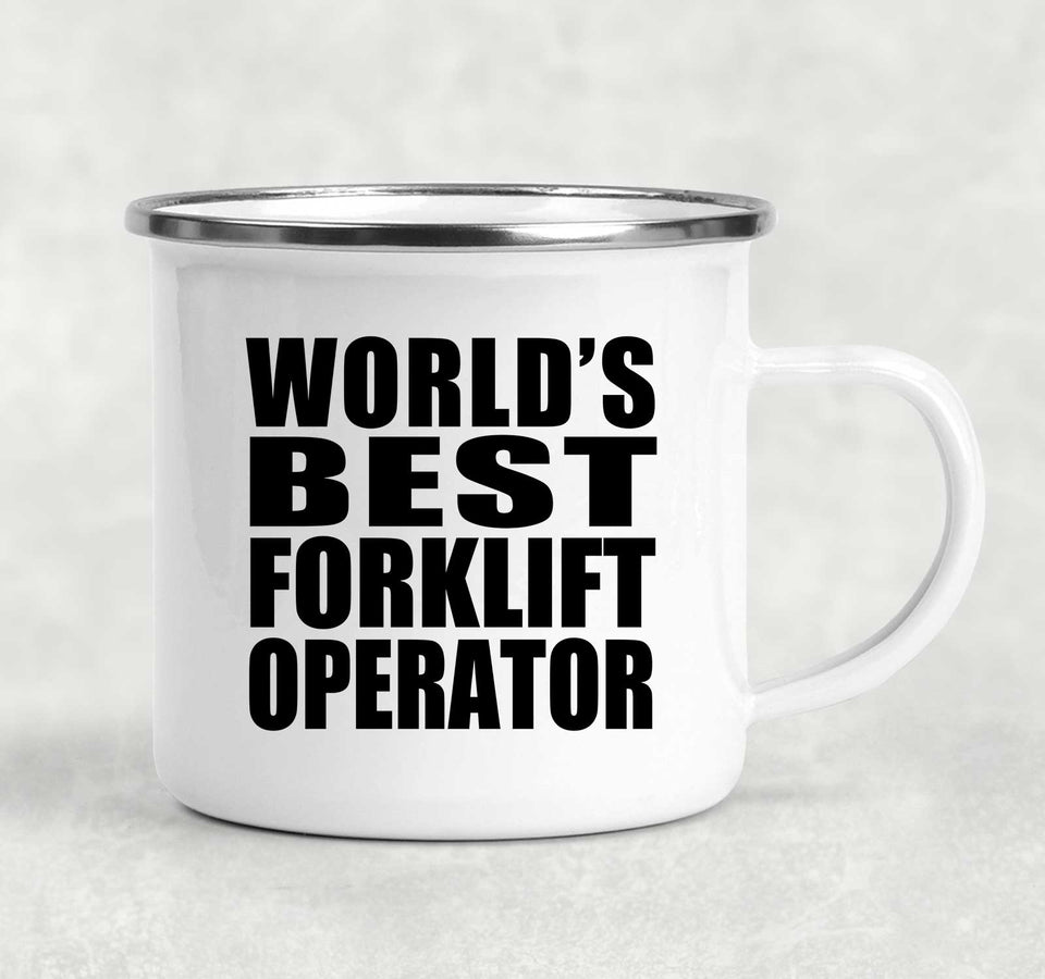 World's Best Forklift Operator - 12oz Camping Mug